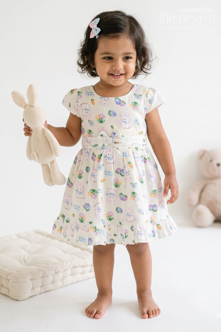 Baby Printed Frock for Garden Playdates