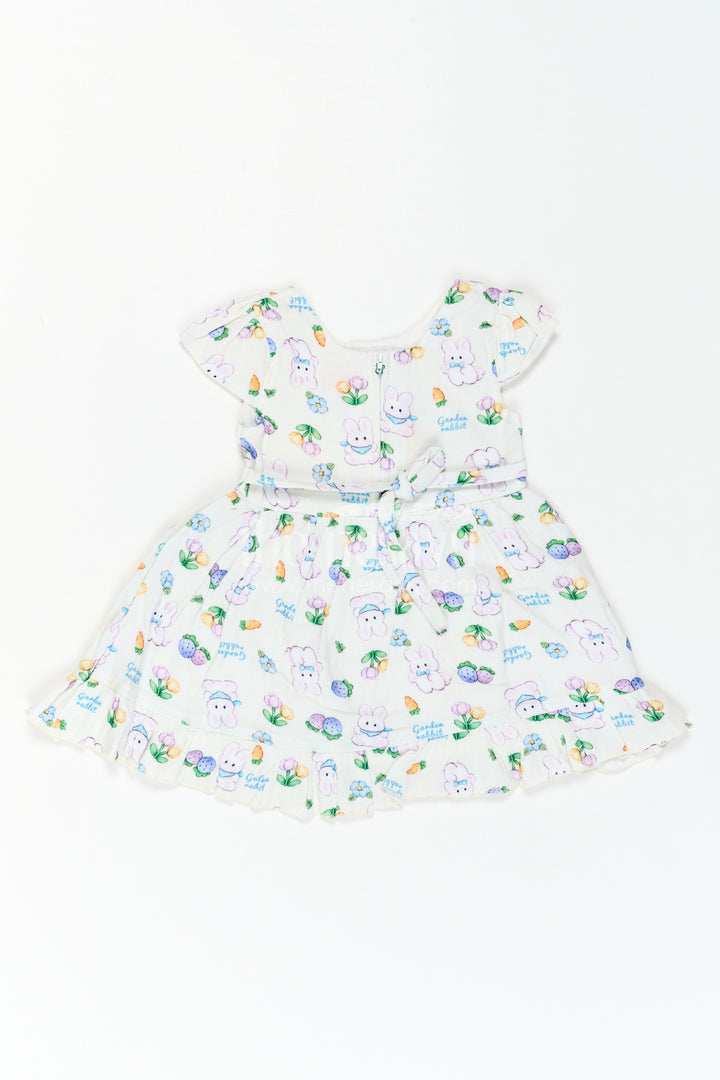 Baby Printed Frock for Garden Playdates