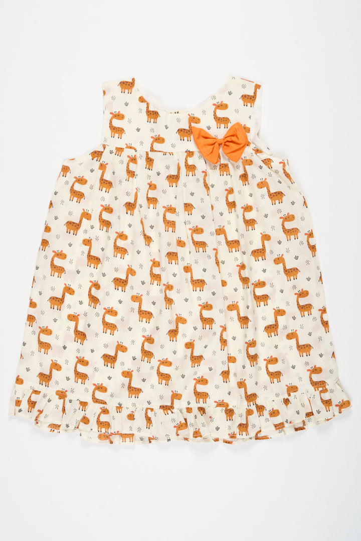 Vibrant New Fashion Party Frock for Baby Girls with Car Print Stylish and Comfortable