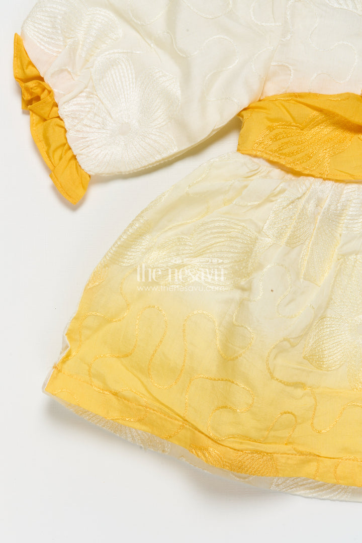 Baby Cotton Frock for Naming Ceremony and First Milestone Events