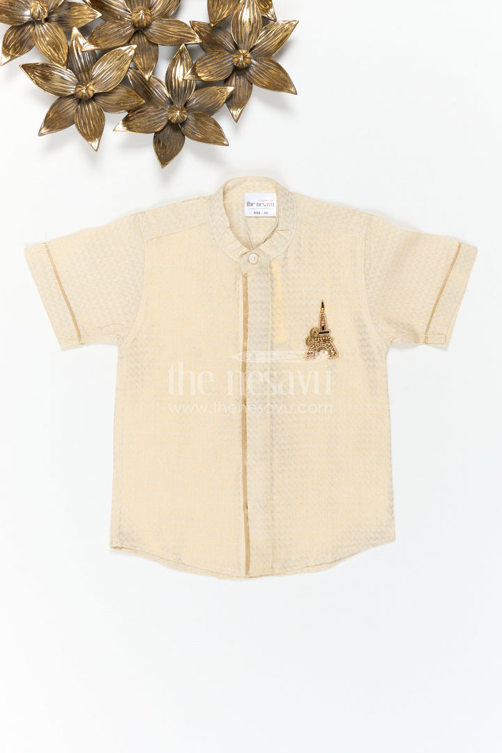 Boys Cotton Shirt for Festive Casual Styling