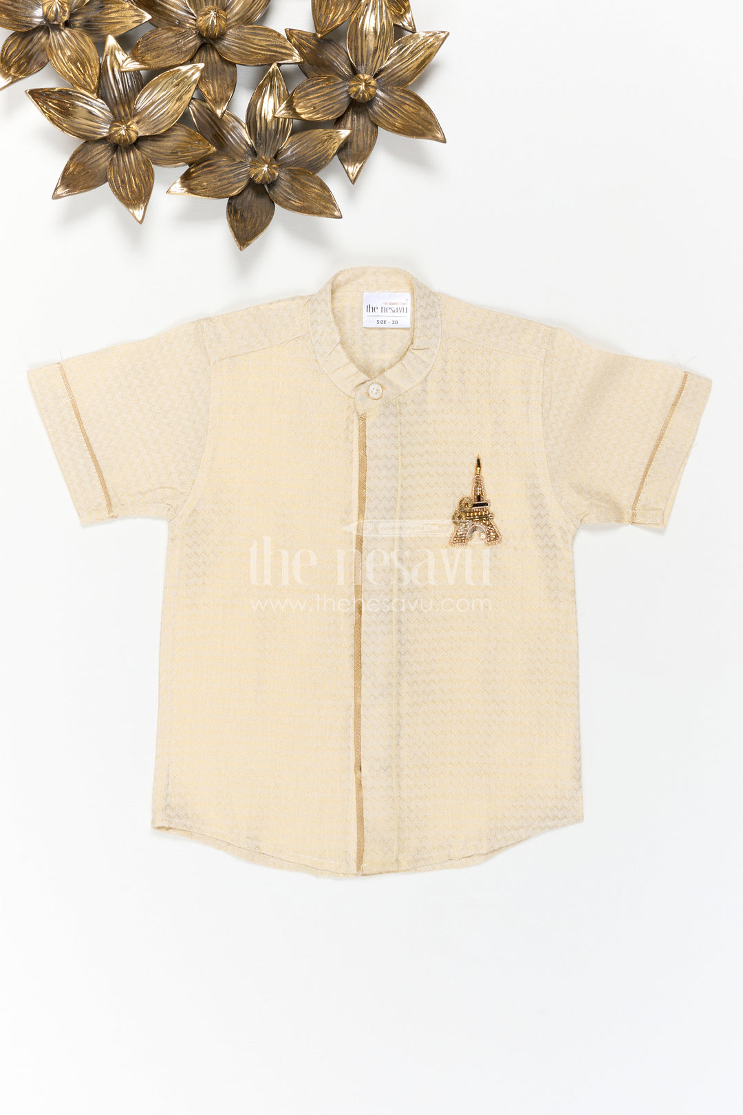 Boys Cotton Shirt for Festive Casual Styling