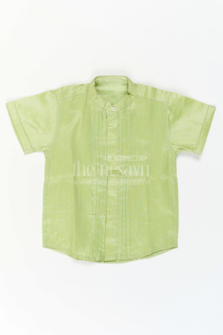 Boys Festive Silk Shirt for Traditional Celebrations