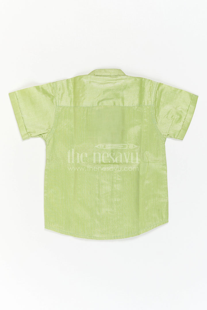 Boys Festive Silk Shirt for Traditional Celebrations