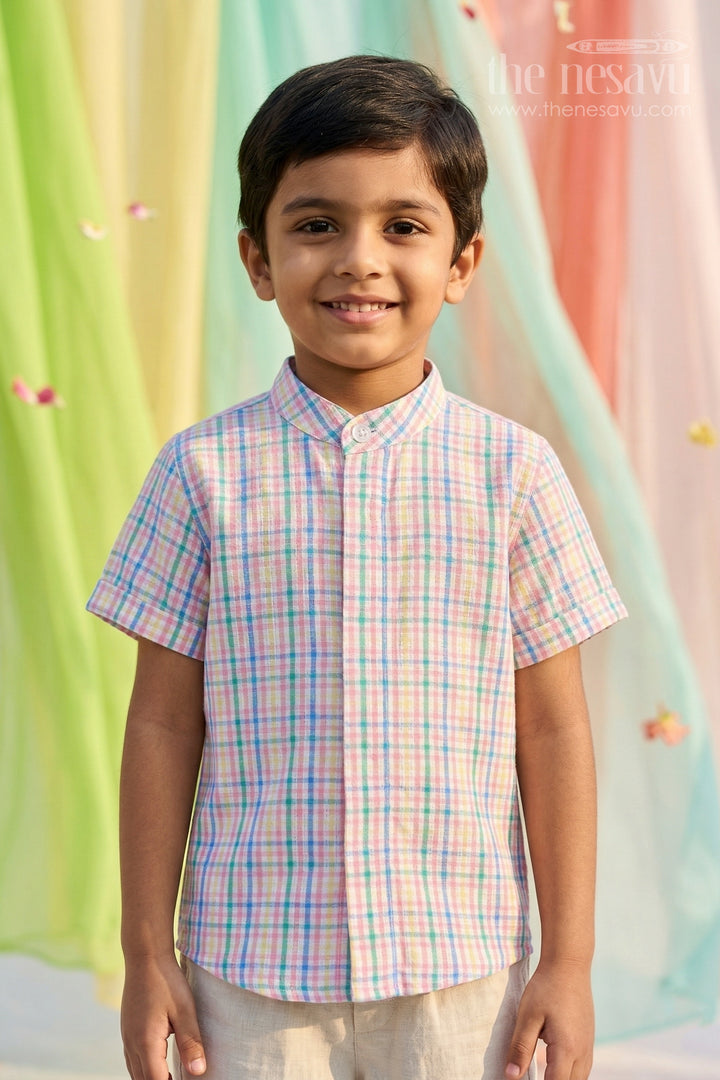 Boys Cotton Shirt for Weekend Outings and Casual Wear