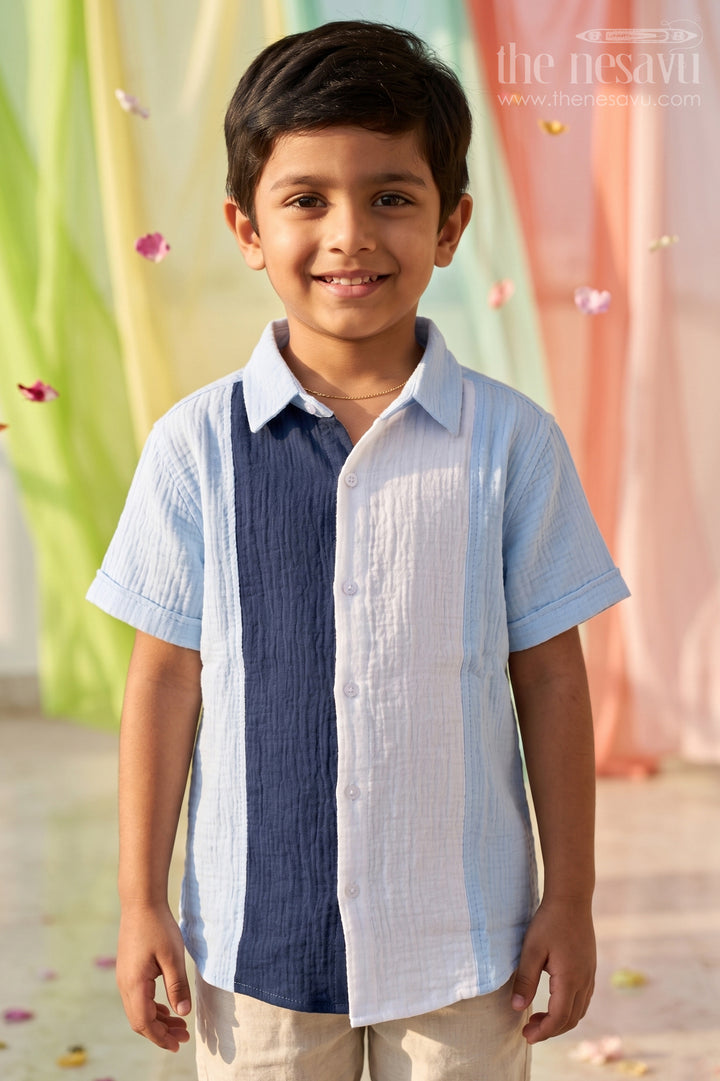 Boys Cotton Shirt for Casual Wear and Comfortable Outings