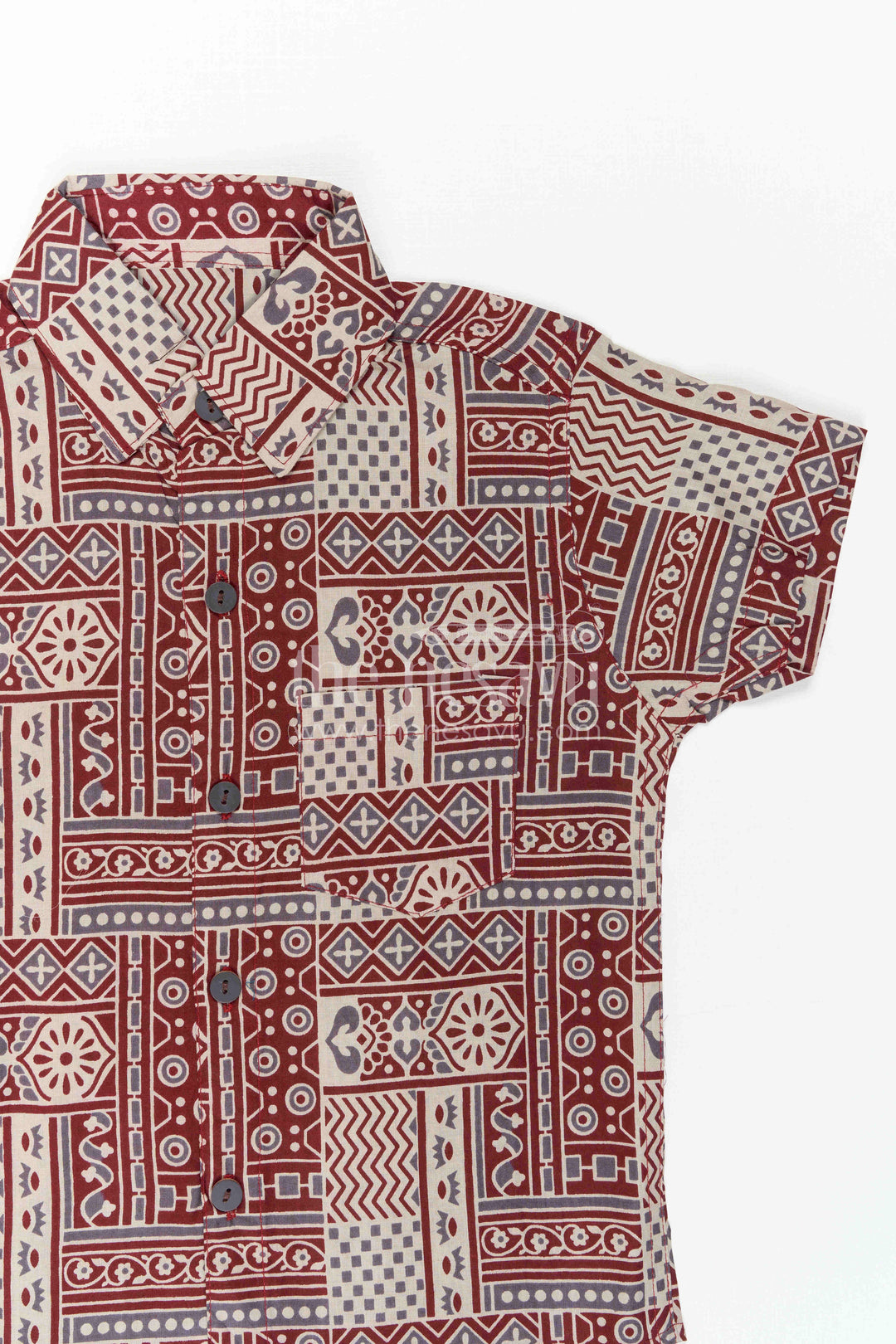 Boys Cotton Shirt for Festive Casual Wear and Family Outings