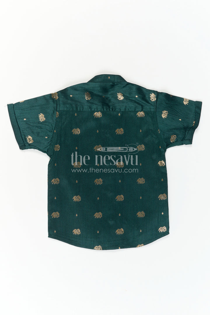 Boys Silk Shirt for Festive Celebrations and Traditional Gatherings