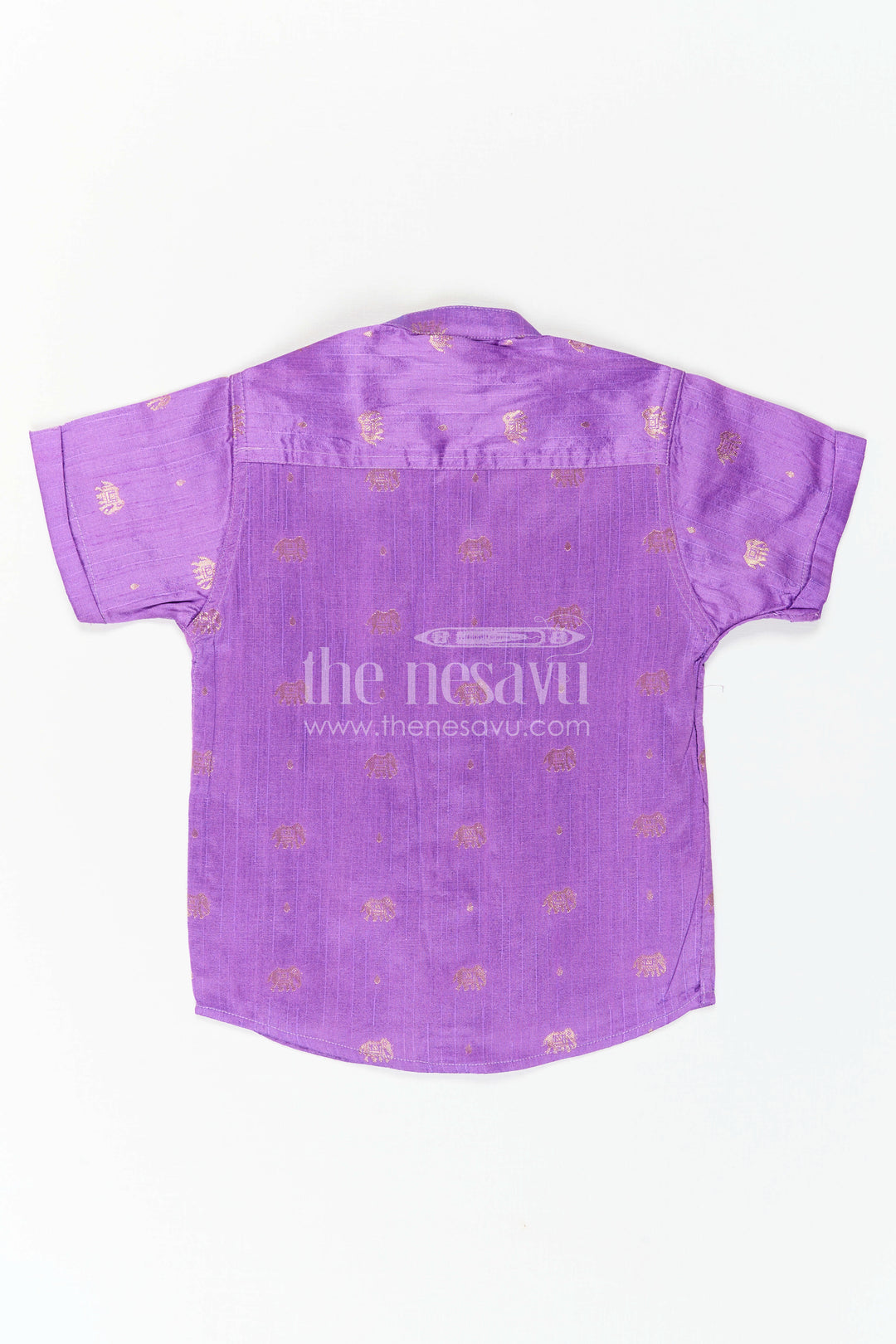 Boys Raw Silk Shirt for Festive Family Celebrations and Weddings