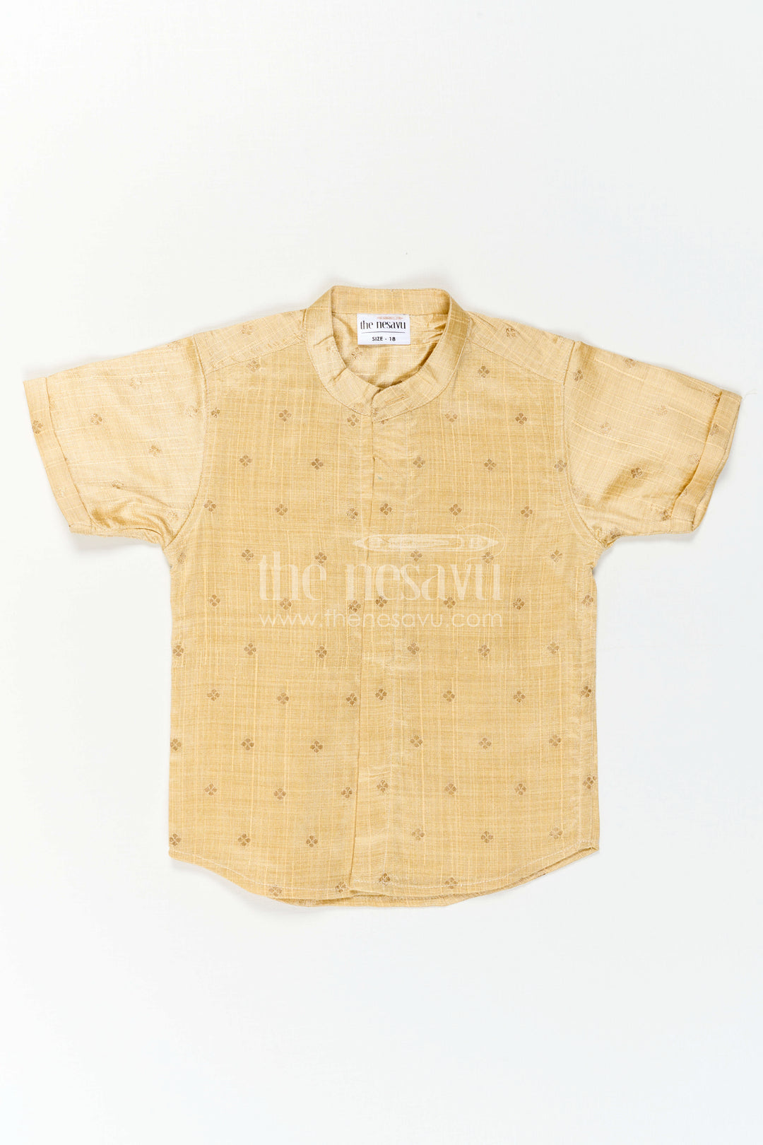 Boys Ethnic Silk Shirt for Traditional Ceremonies and Festive Dressing