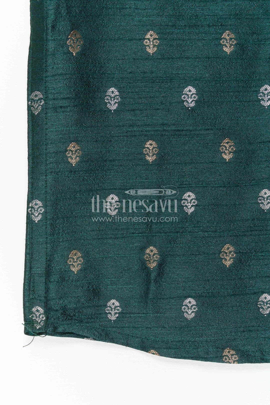 Boys Ethnic Silk Shirt for Festive Traditions and Temple Celebrations