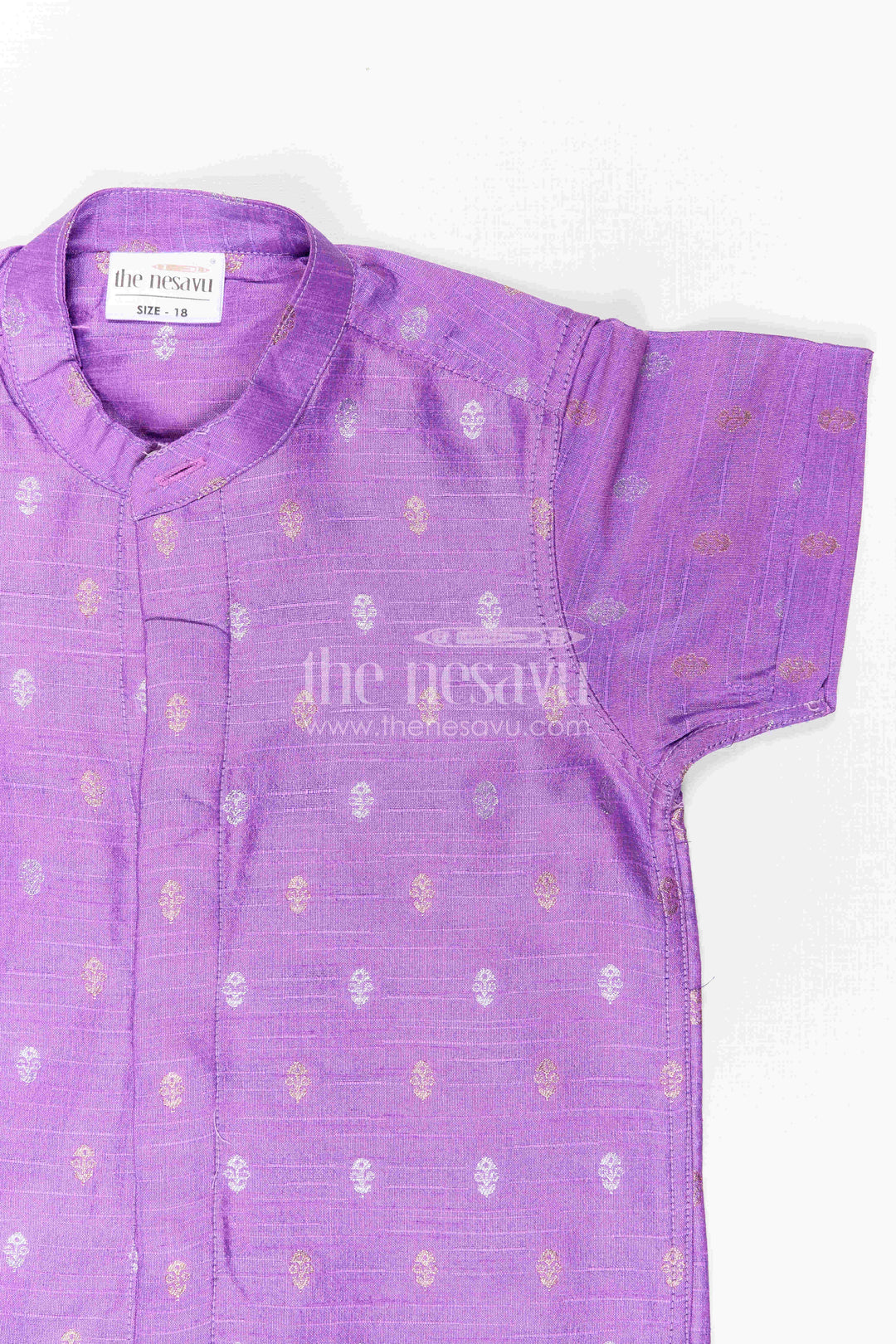 Boys Festive Silk Shirt for Cultural Events and Family Gatherings
