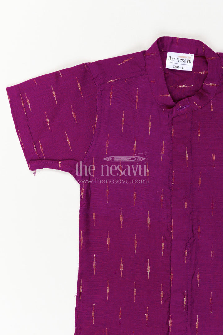 Boys Cotton Shirt for Festive Outings and Everyday Ethnic Style