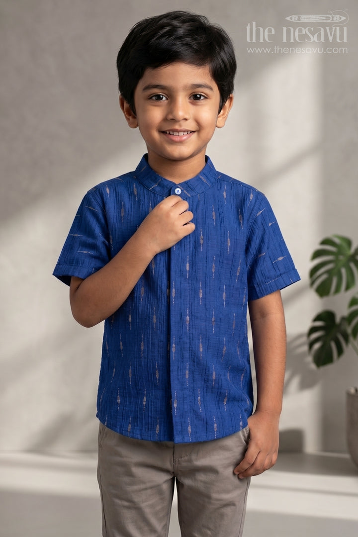 Boys Cotton Shirt for Birthday Outings and Smart Casual Occasions