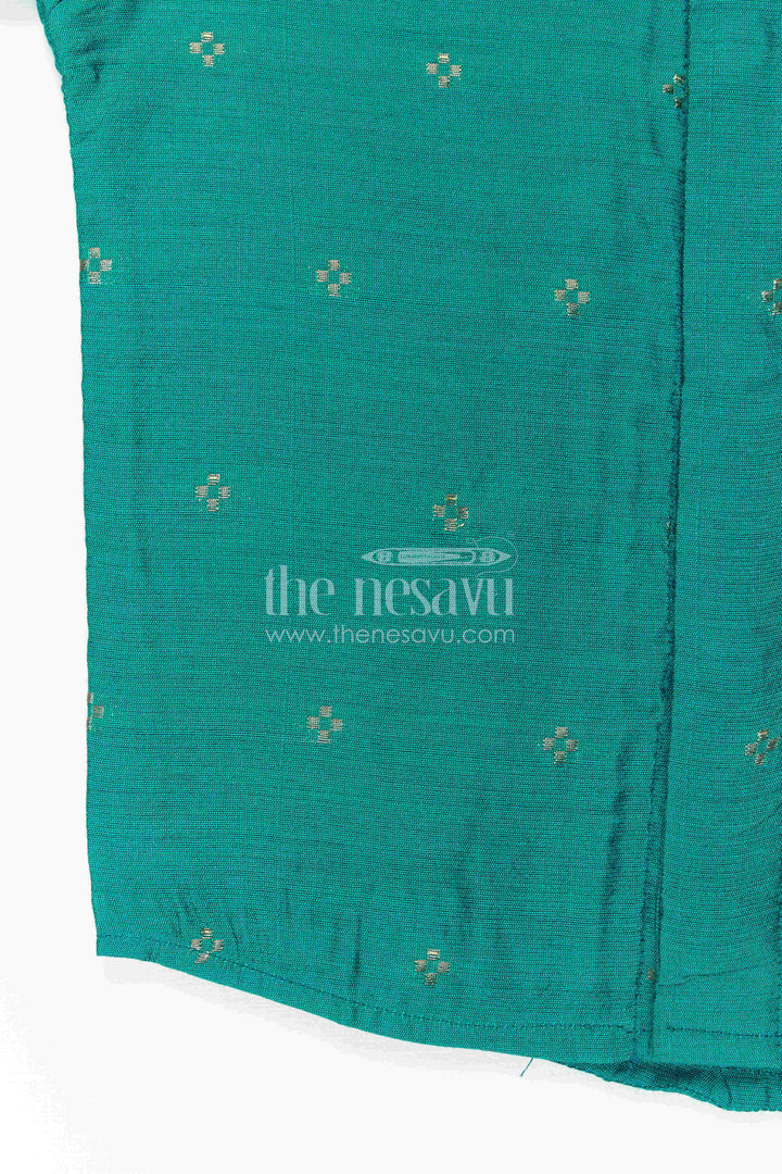 Boys Chanderi Shirt for Festive Gatherings and Holiday Wear