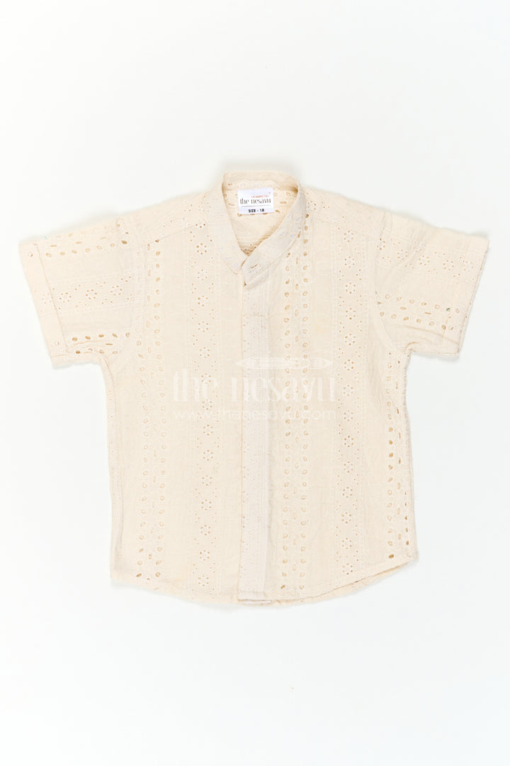 Boys Hakoba Shirt for Summer Vacations and Special Day Outings