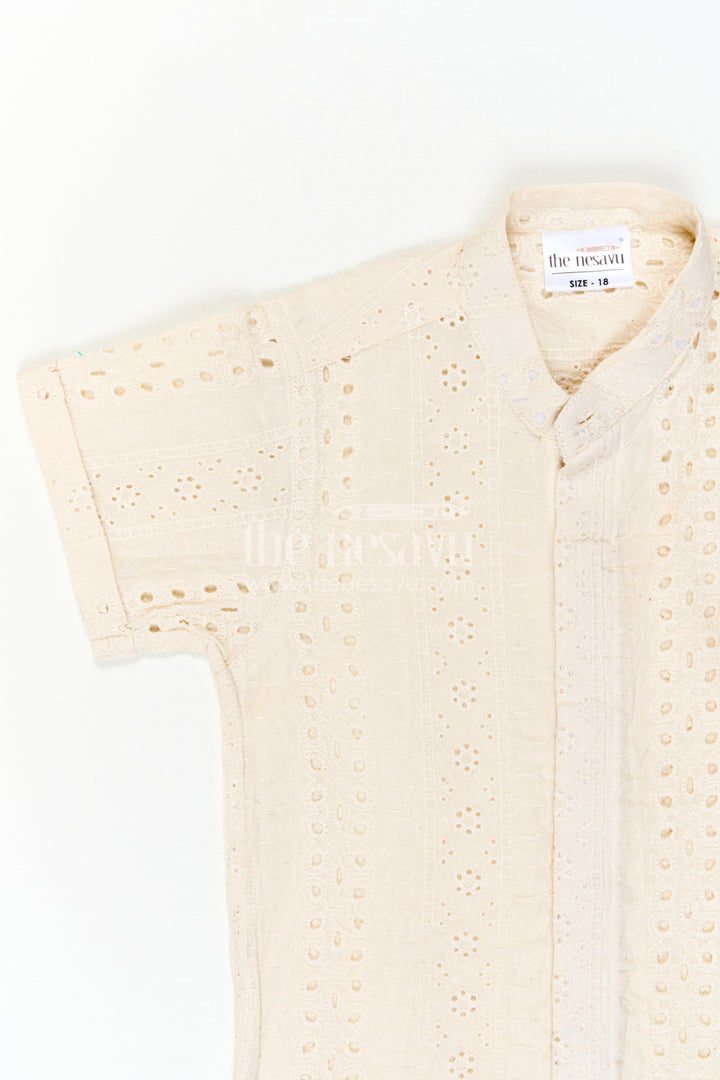 Boys Hakoba Shirt for Summer Vacations and Special Day Outings