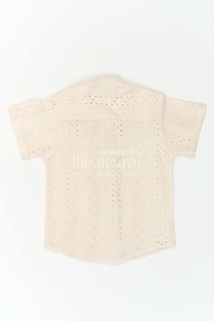 Boys Hakoba Shirt for Summer Vacations and Special Day Outings
