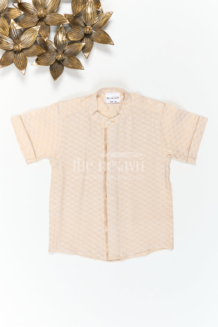 Boys Cotton Shirt for Festive Family Visits