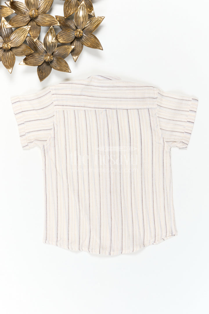 Boys Cotton Shirt for School Ethnic Day