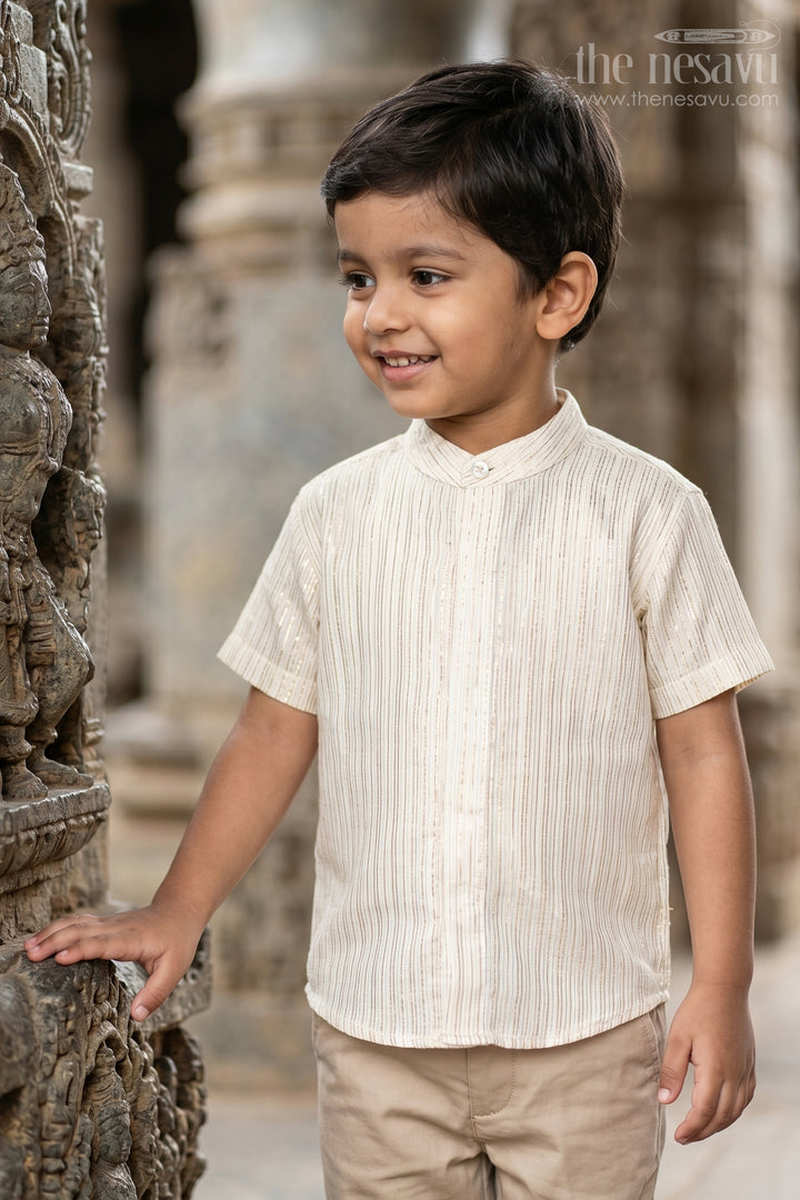 Boys Festive Shirt for Family Celebration Wear