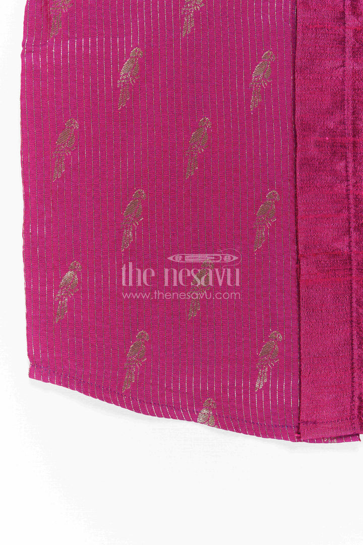 Boys Raw Silk Shirt for Festive Celebrations and Traditional Photoshoots