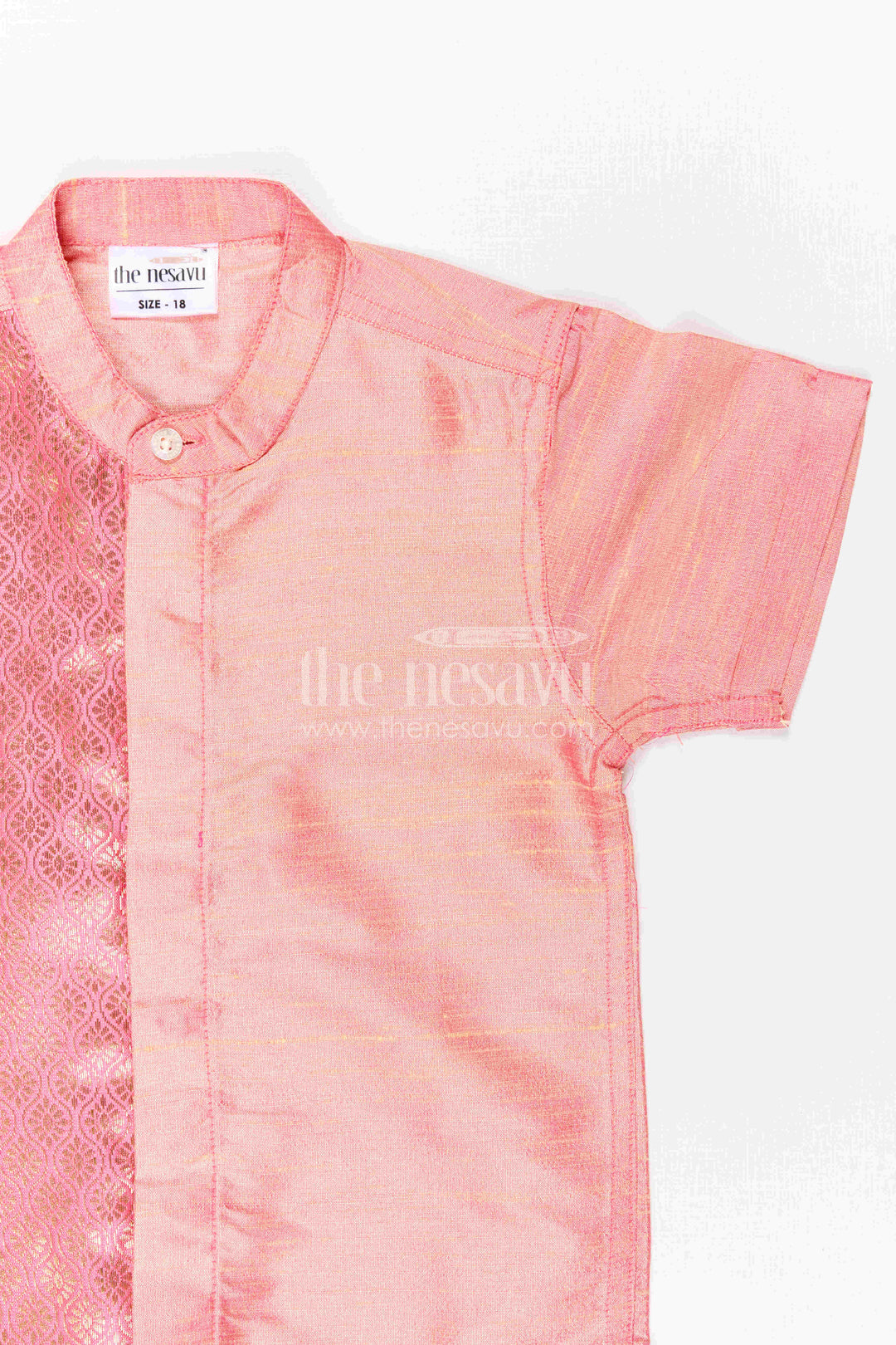 Boys Silk Shirt for Festive Weddings and Traditional Family Functions