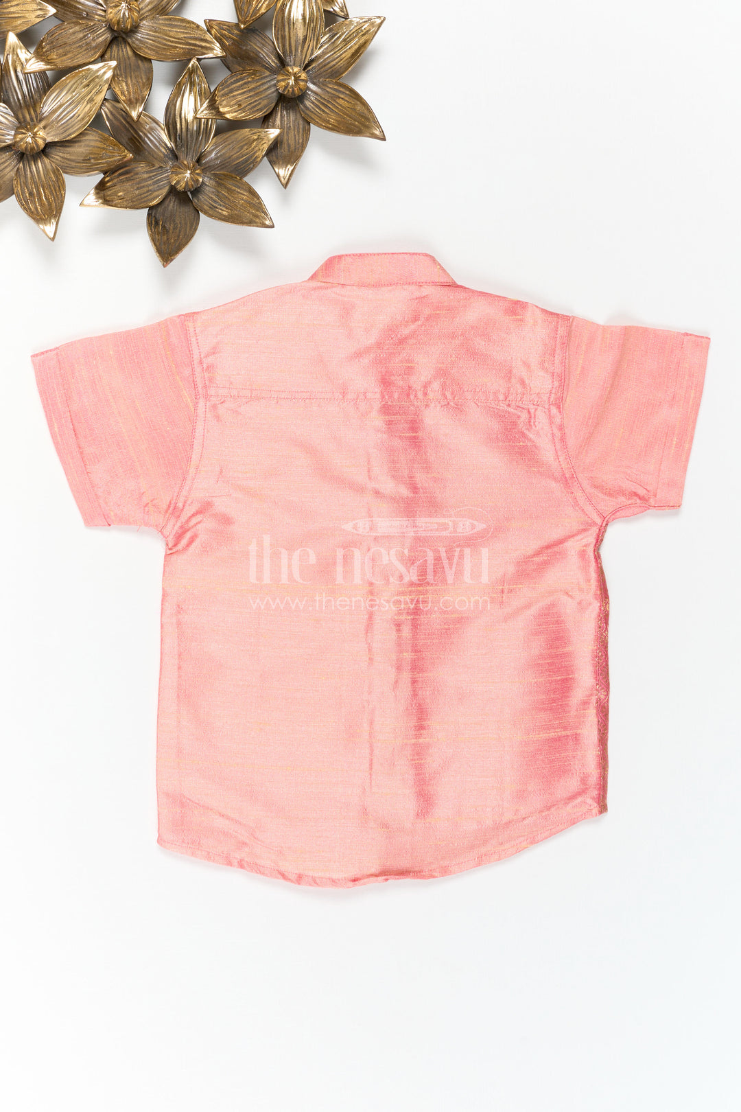 Boys Silk Shirt for Festive Weddings and Traditional Family Functions