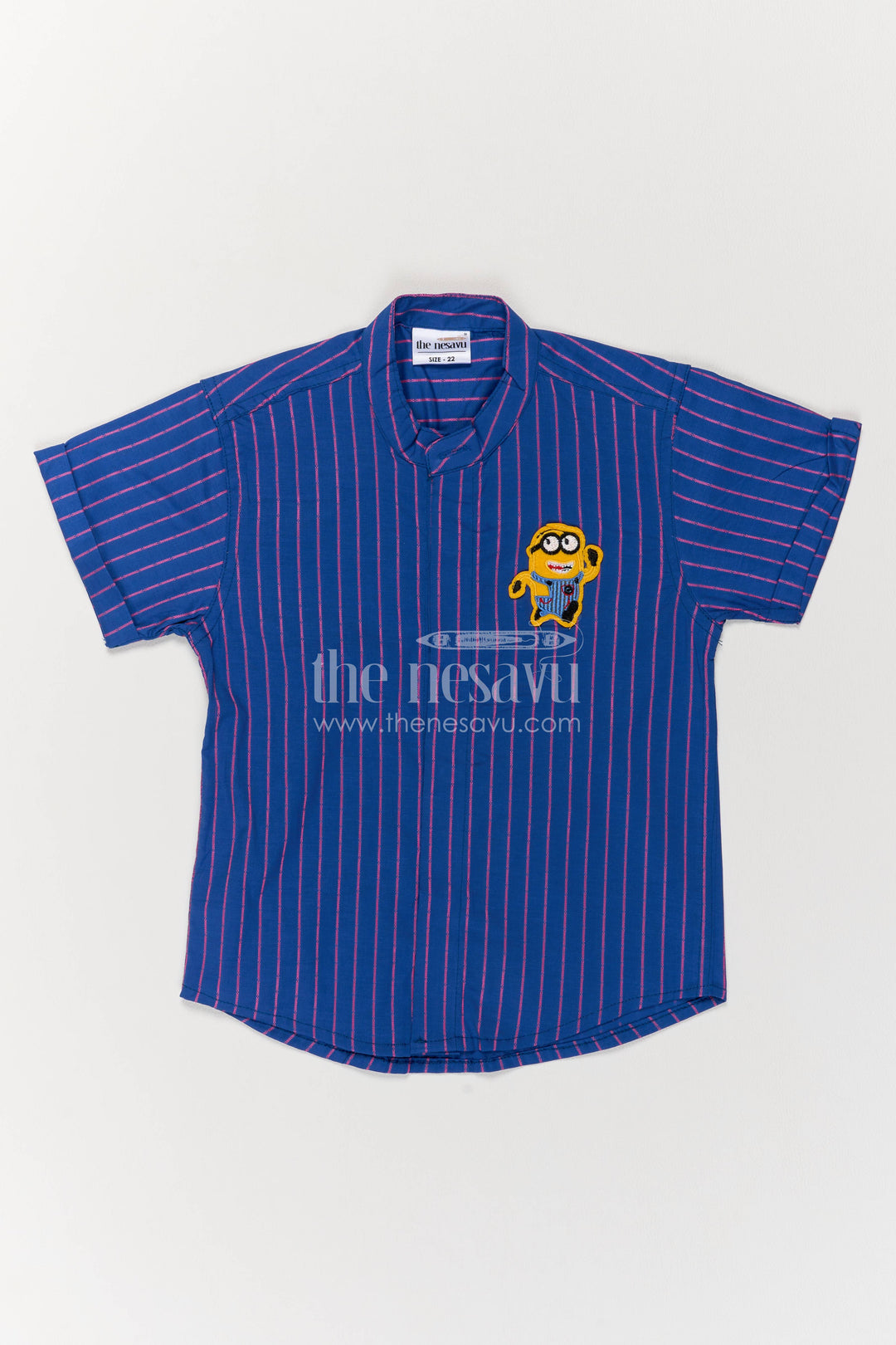 Boys Casual Shirt in Blue for Celebrations and Photos