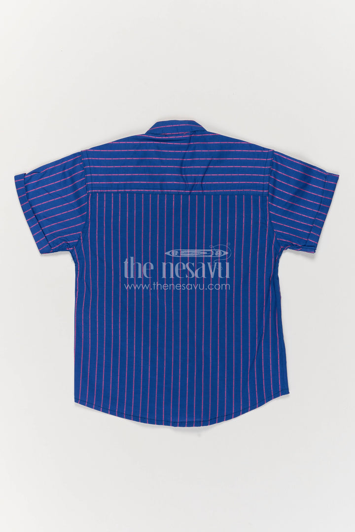 Boys Casual Shirt in Blue for Celebrations and Photos