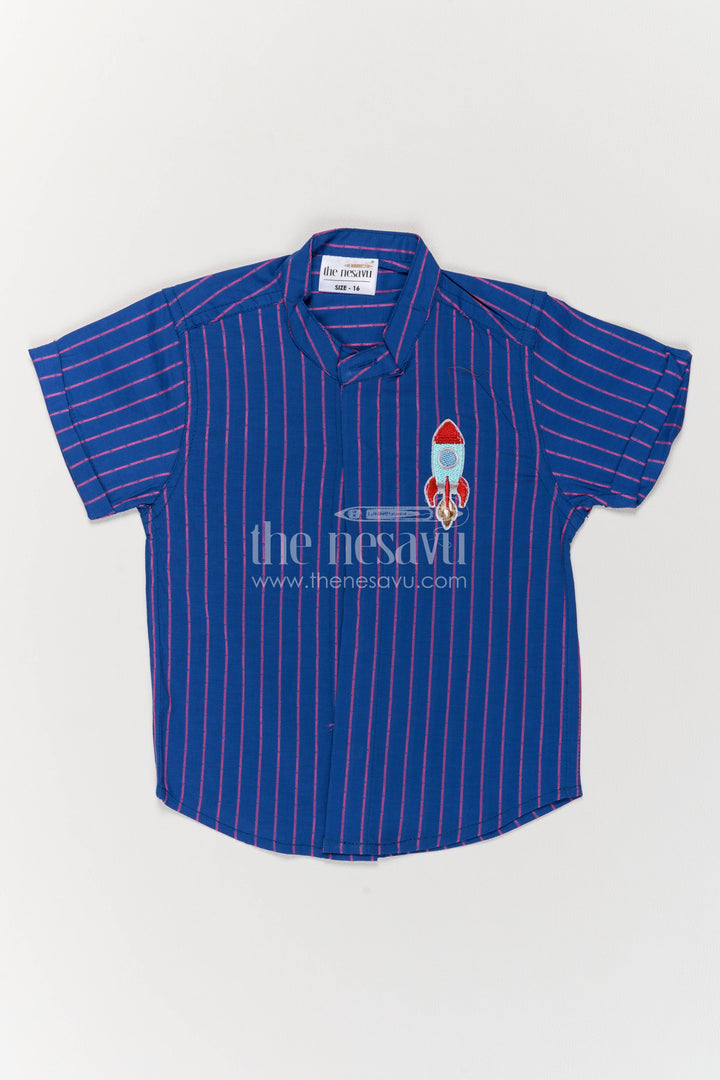 Boys Cotton Shirt with Smart Tailoring for Family Functions