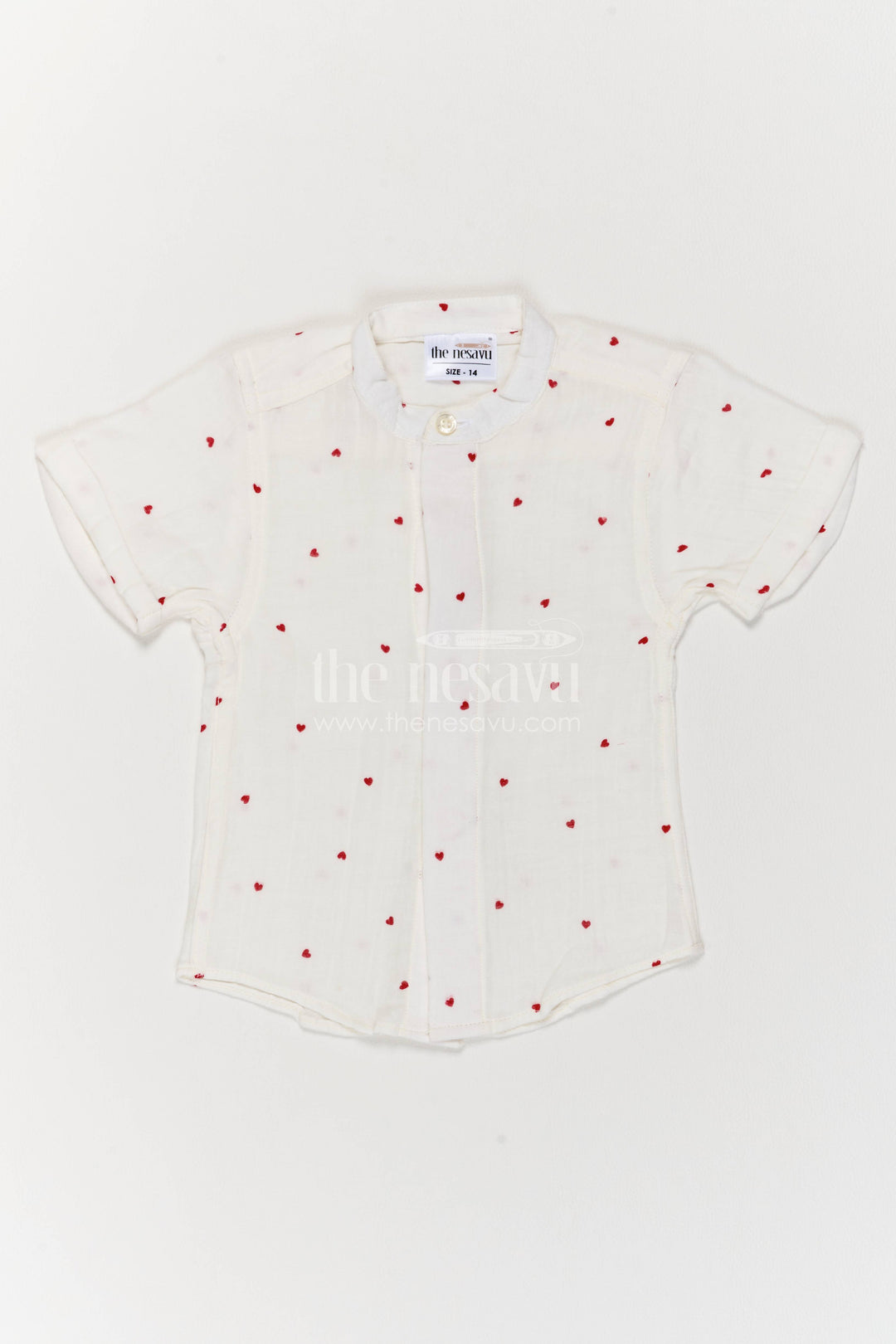 Boys Shirt for Kids in White with an Occasion Ready Finish
