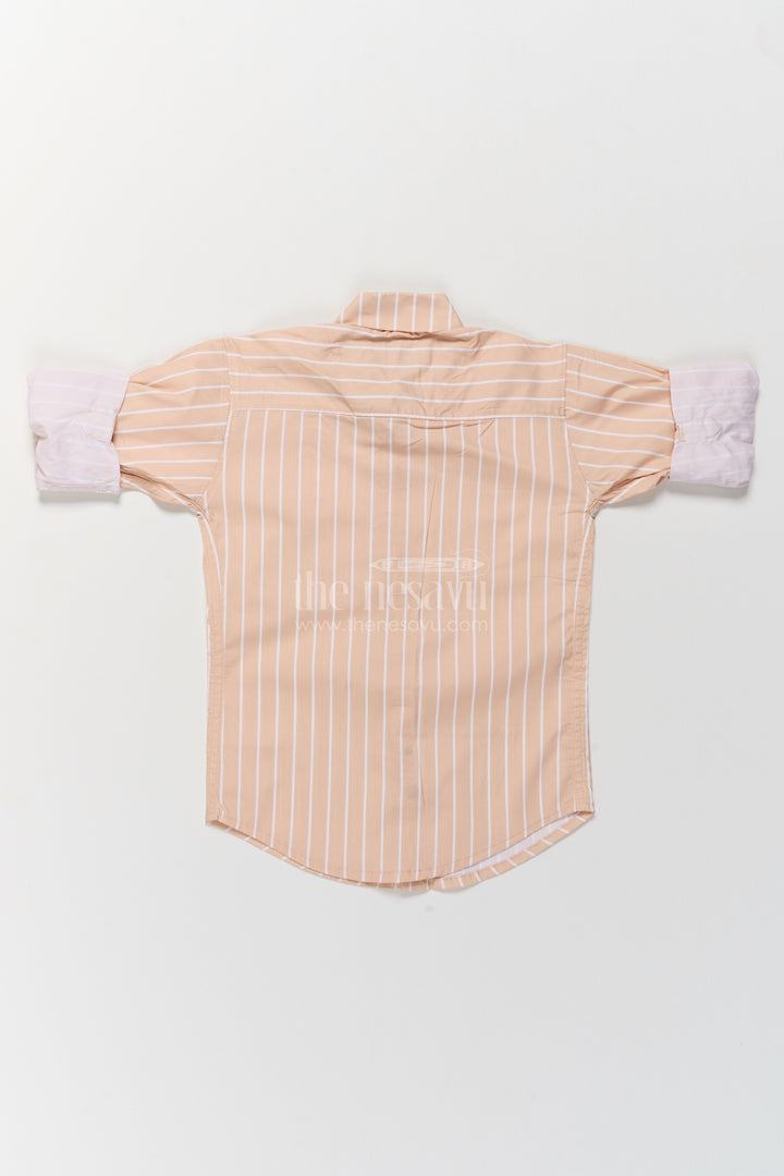Boys Shirt for Kids in Yellow for Traditional Events