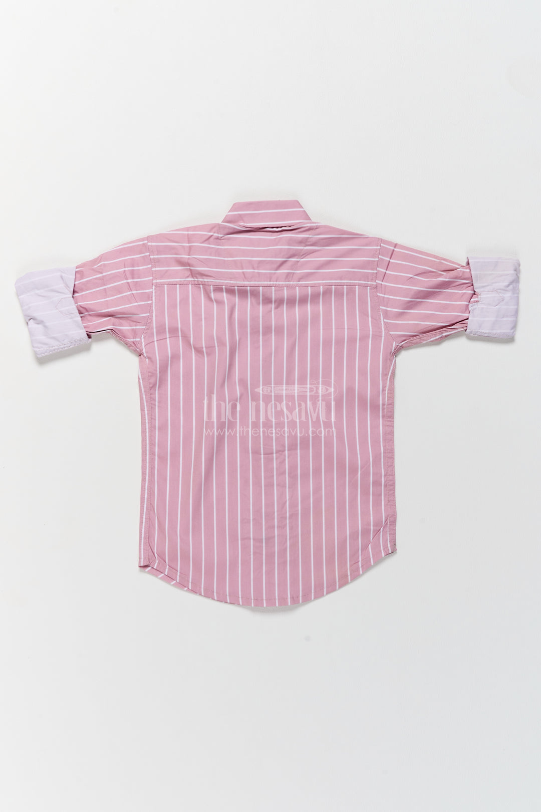 Boys Casual Shirt in Pink for Celebrations and Photos
