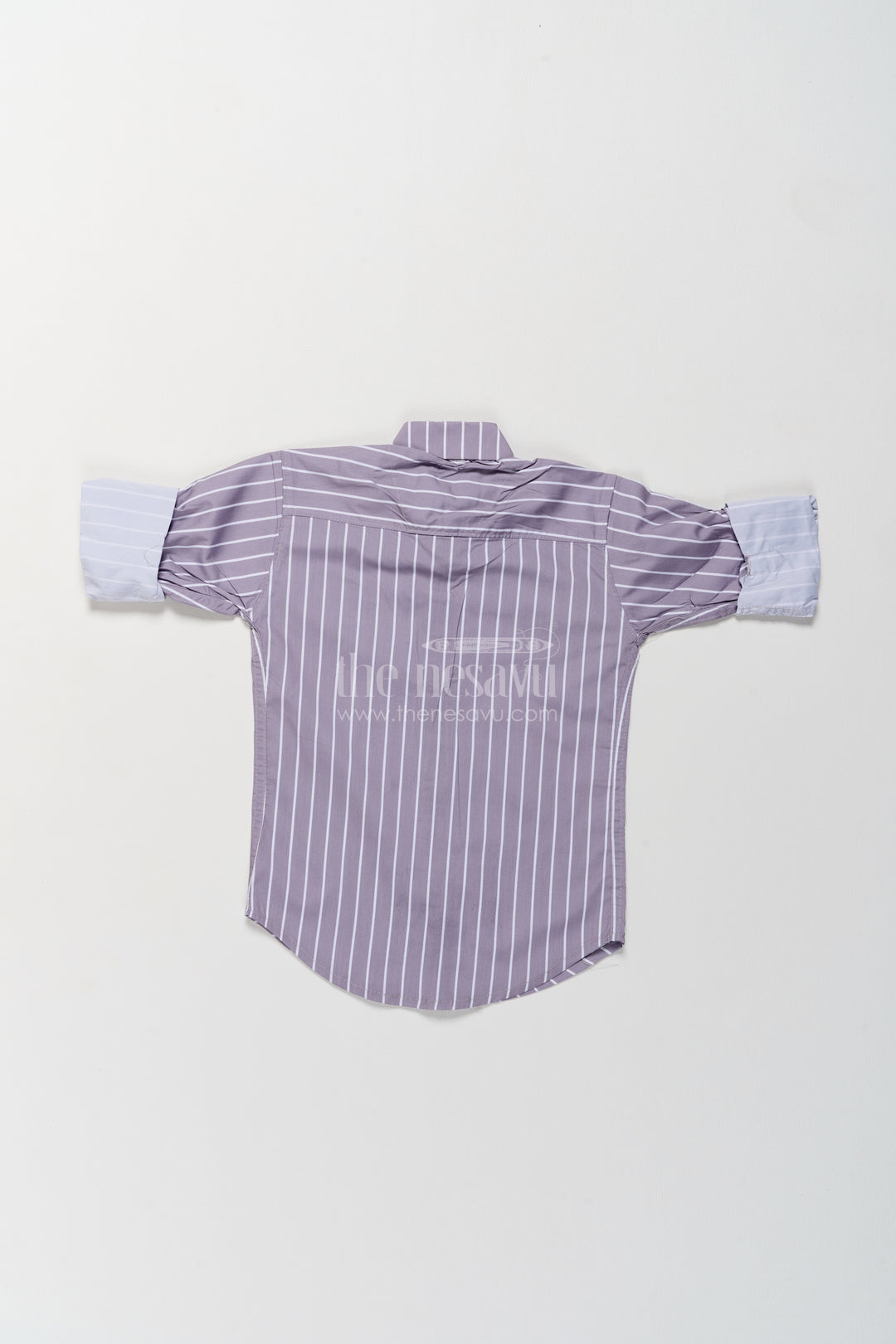 Boys Cotton Shirt in Grey for Portrait Days