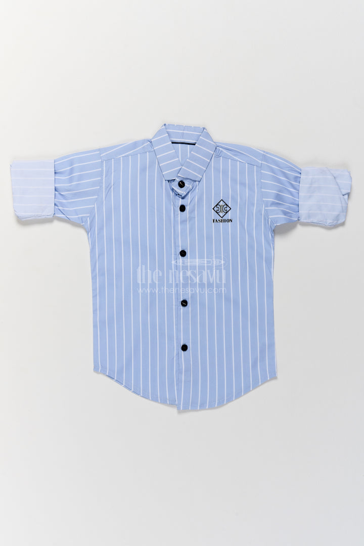 Boys Shirt for Kids in Grey with an Occasion Ready Finish