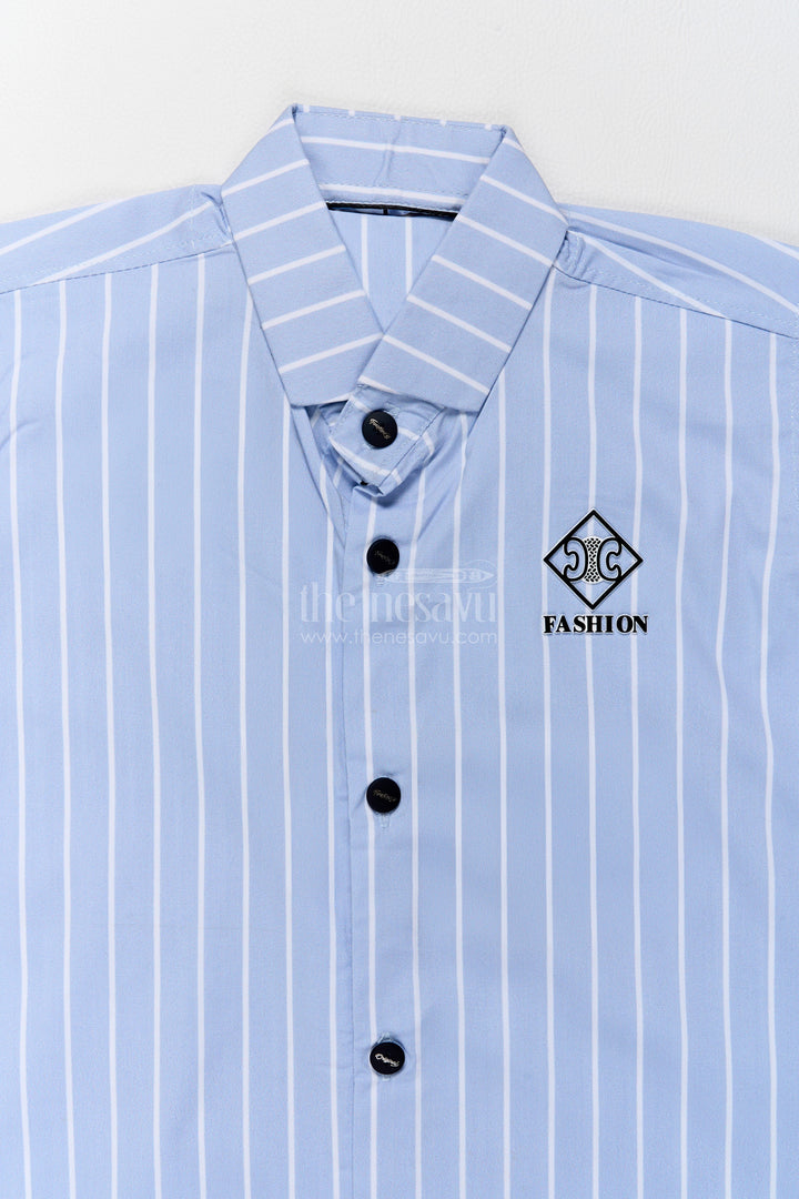 Boys Shirt for Kids in Grey with an Occasion Ready Finish
