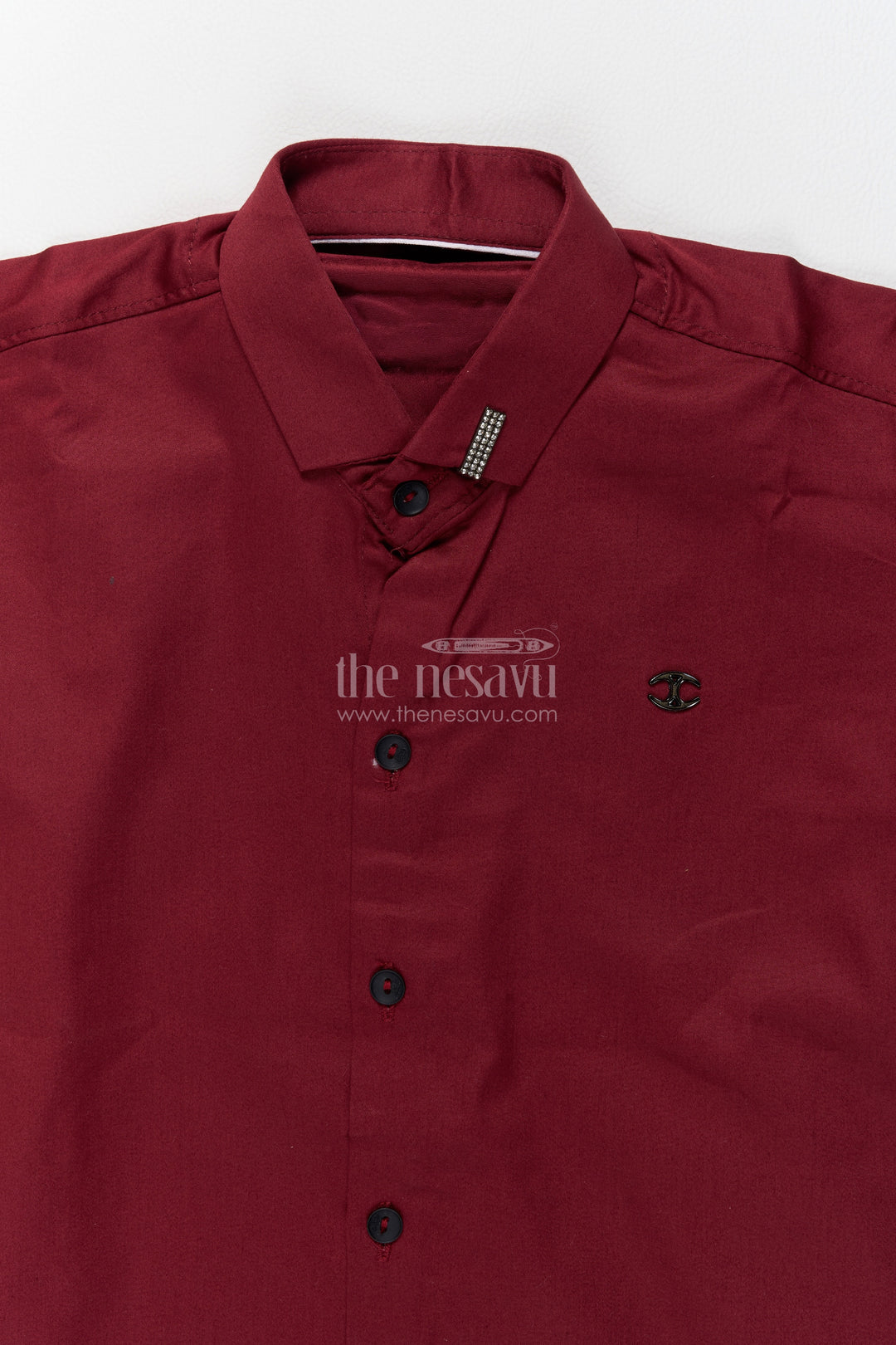 Boys Casual Shirt in Red for Celebrations and Photos