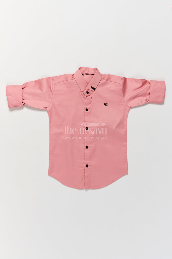 Boys Shirt for Kids in Pink for Traditional Events