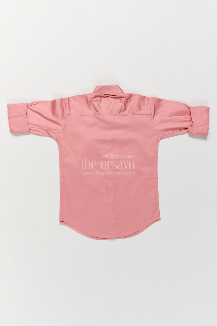 Boys Shirt for Kids in Pink for Traditional Events