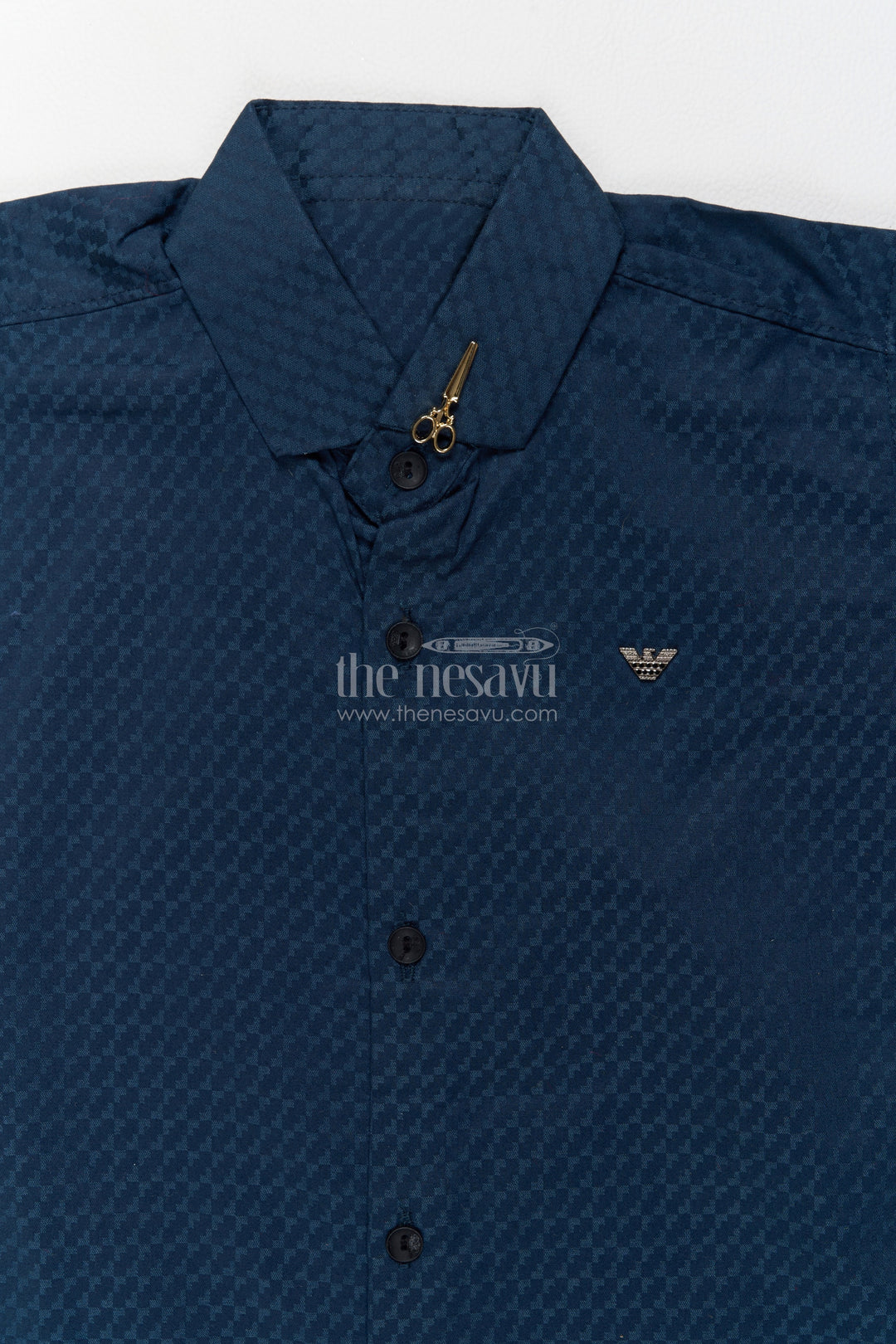 Boys Casual Shirt in Blue for Celebration Styling