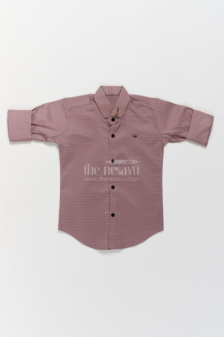 Boys Shirt for Kids in Grey for Ceremony Dressing