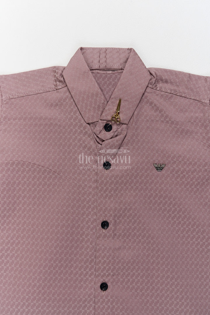 Boys Shirt for Kids in Grey for Ceremony Dressing