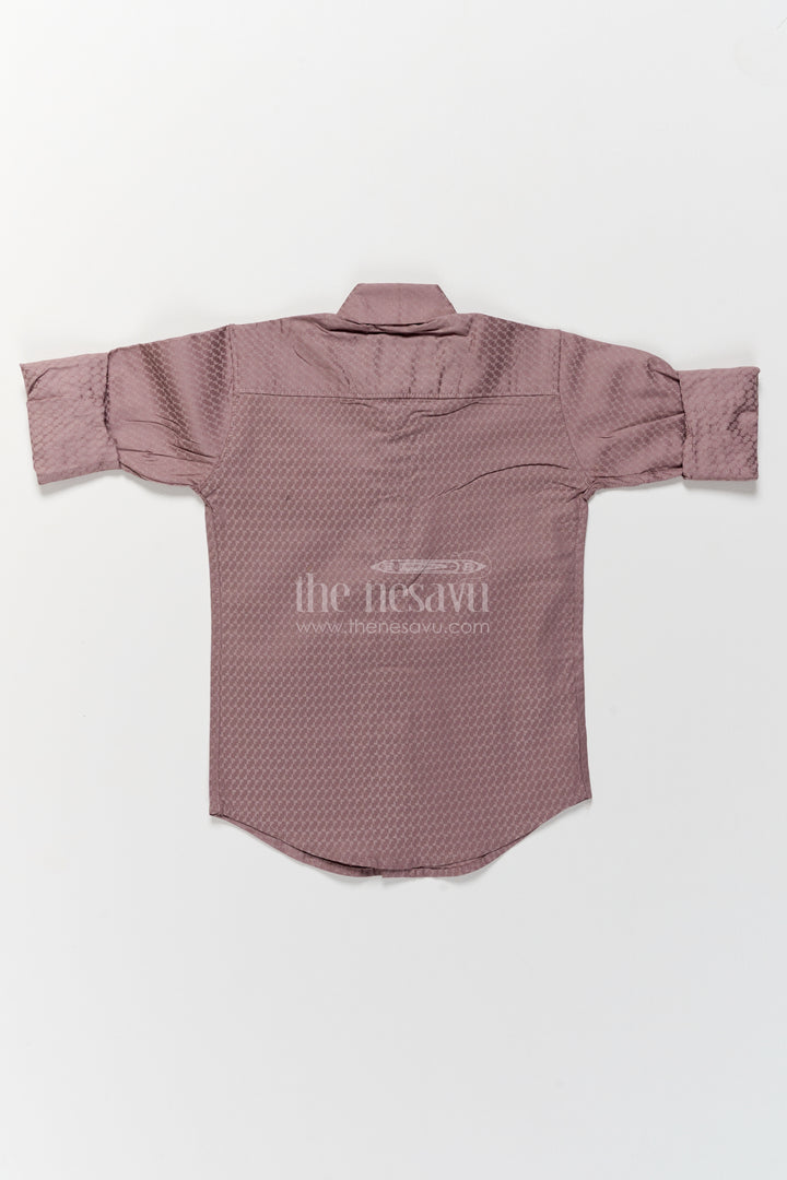 Boys Shirt for Kids in Grey for Ceremony Dressing