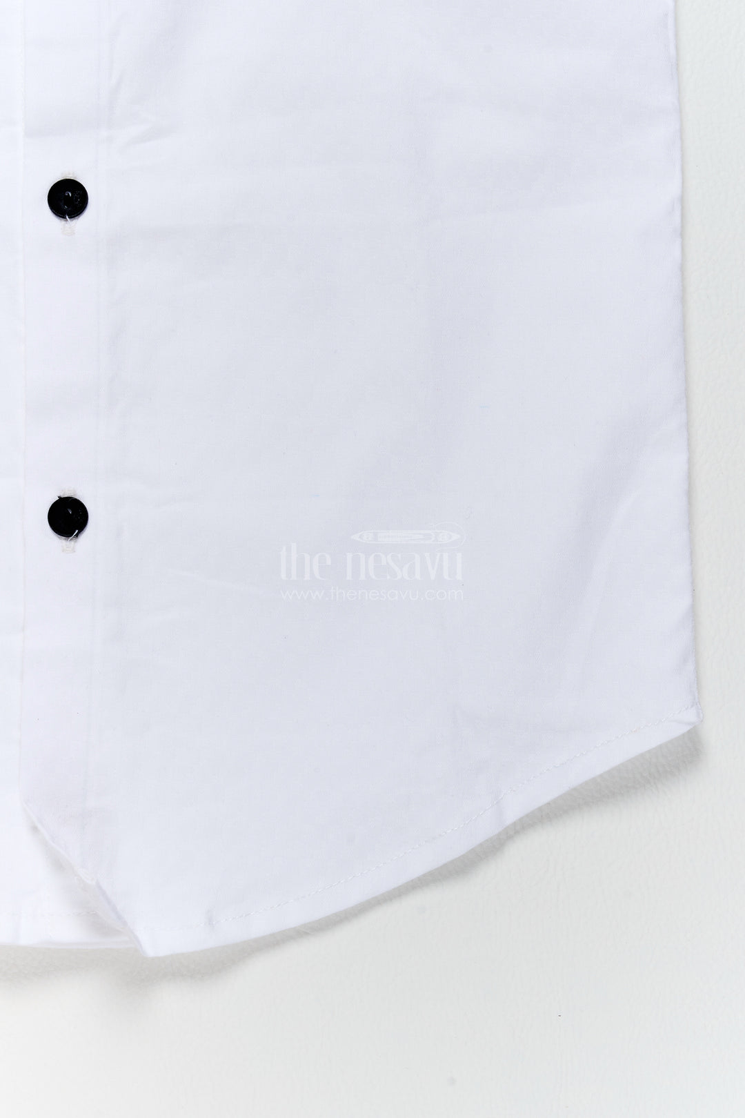 Boys Casual Shirt in White for Festive Gatherings