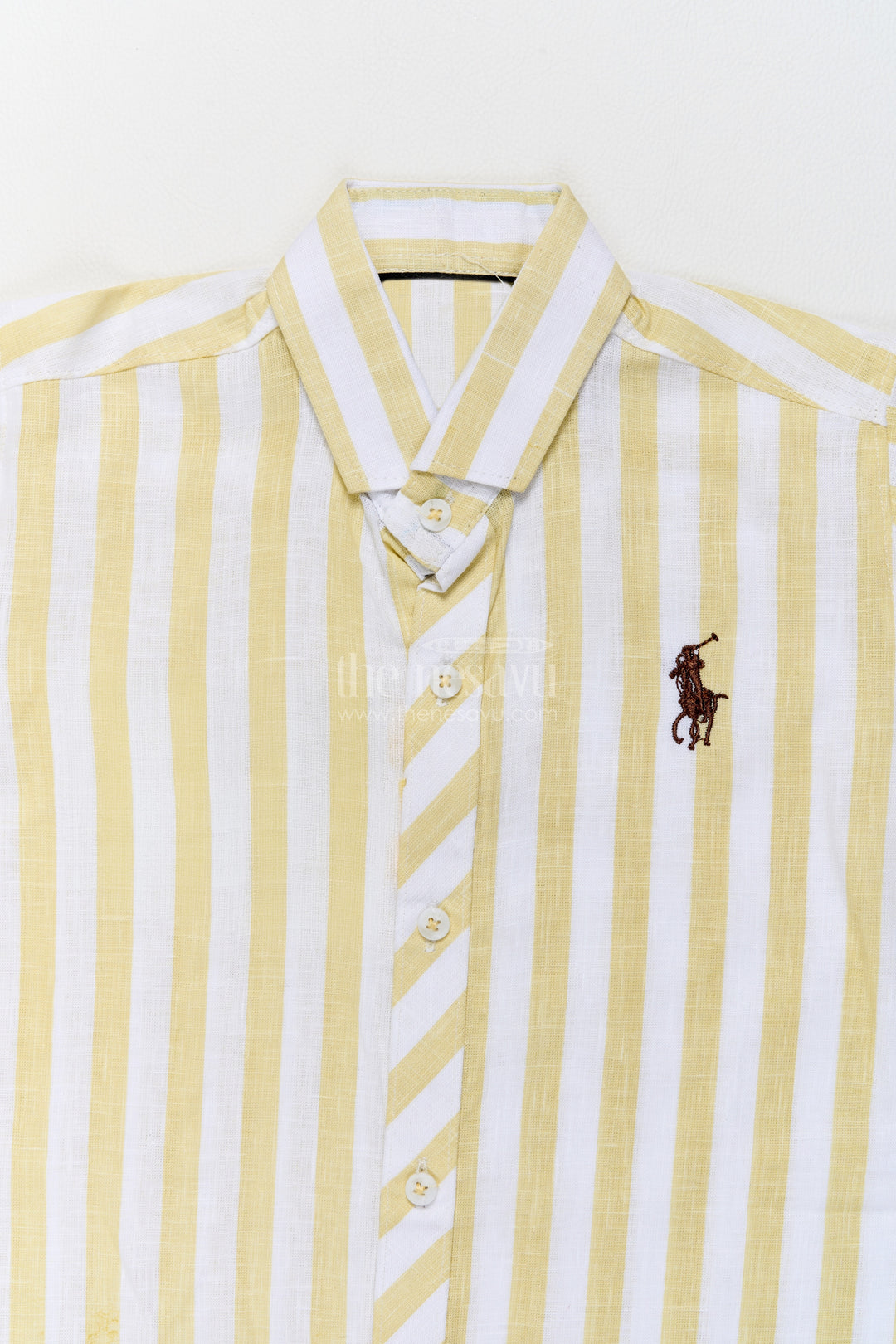 Boys Shirt for Kids in Yellow for Family Celebrations