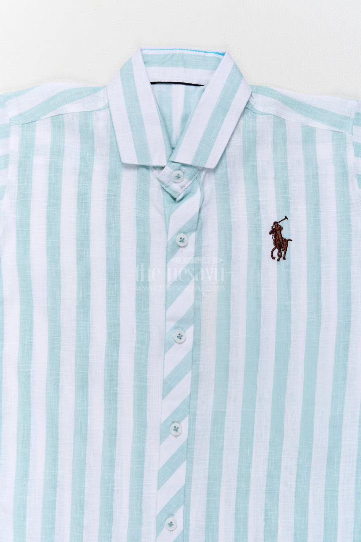 Boys Casual Shirt in Blue for Special Functions