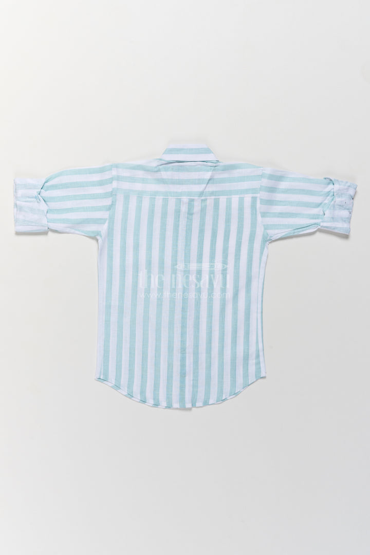 Boys Casual Shirt in Blue for Special Functions