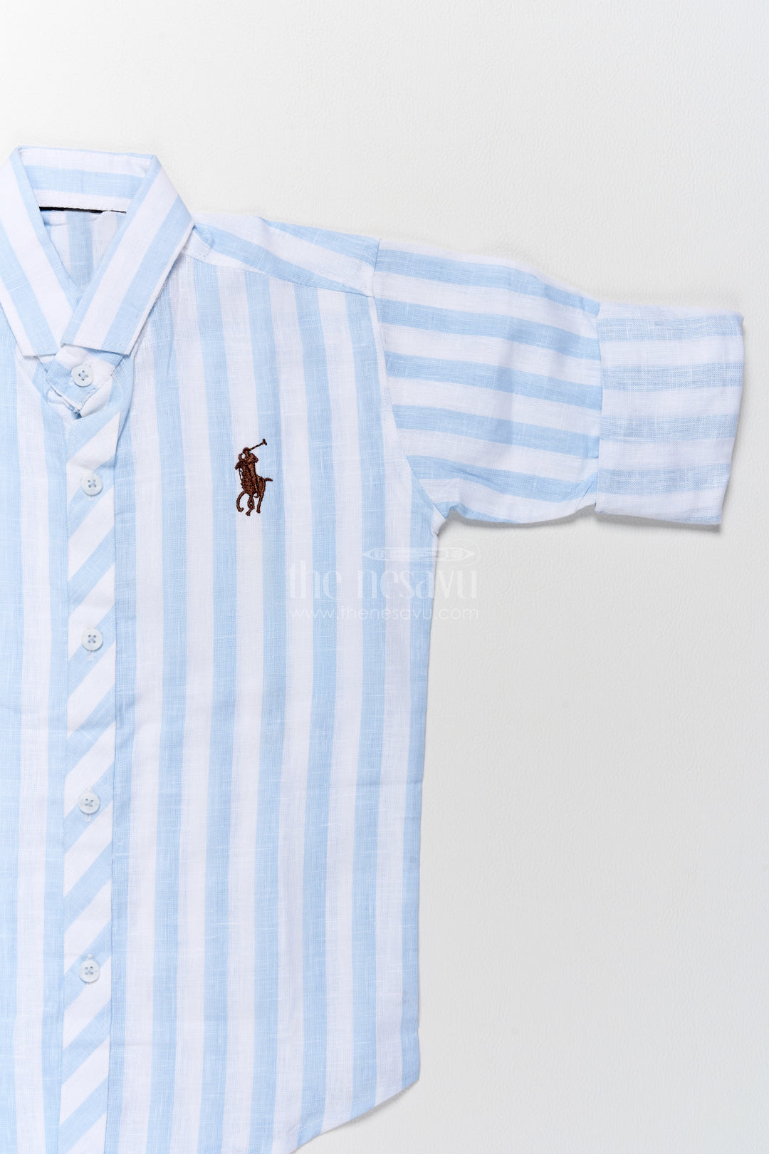 Boys Cotton Shirt in Blue for Special Functions