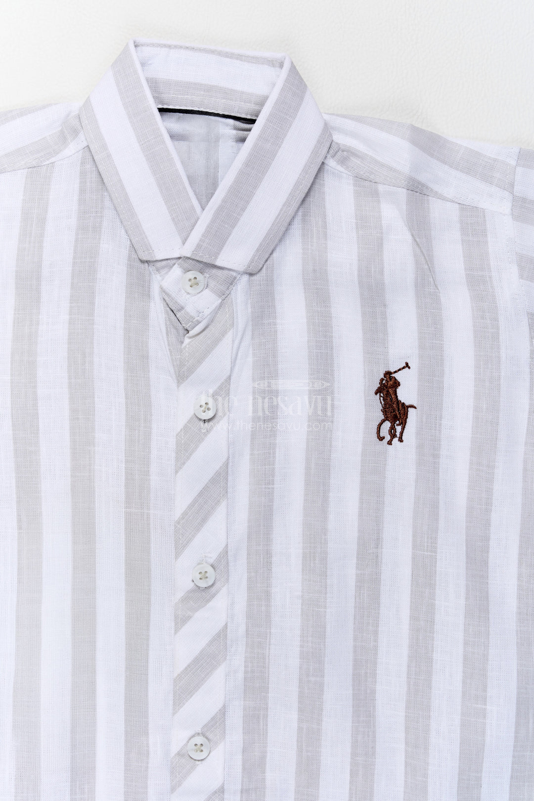 Boys Shirt for Kids in Blue with an Occasion Ready Finish